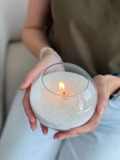 Refillable sand candle wax + 20 Wicks