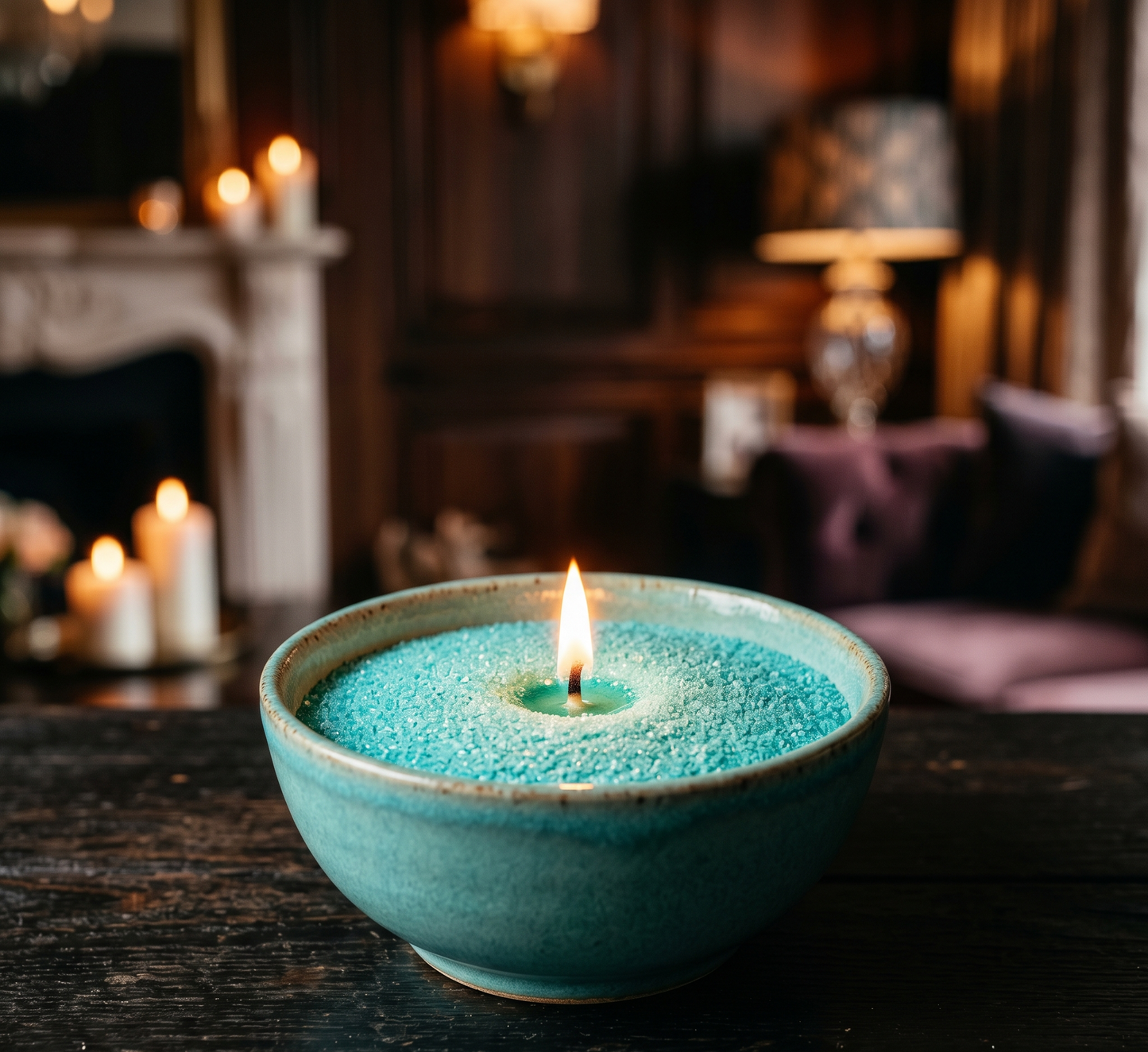 Refillable sand candle wax + 20 Wicks